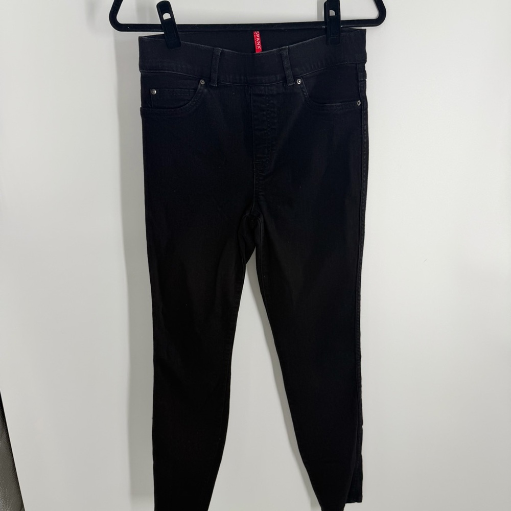 Spanx Ankle Skinny Jeans Clean Black - Picture 2 of 8